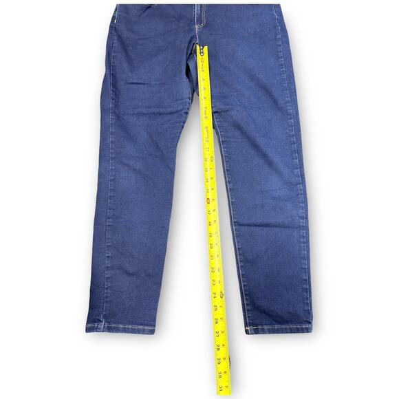 EUC Michael Kors Izzy Skinny Jeans Dark Wash Size 14 - Picture 5 of 9